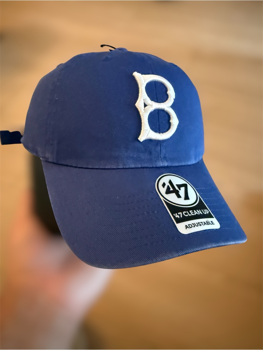 47 Clean Up Dodgers Cooperstown Brooklyn B Royal Blue Adj NWT